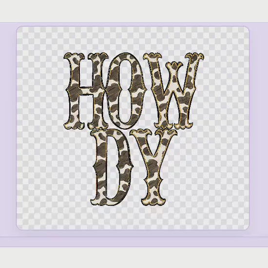 Western Cowhide Alpha Set PNG Bundle, Cow Print Alphabet Letters, Glitter Outline, Rodeo Letter Clipart, Cowgirl Alpha Doodle