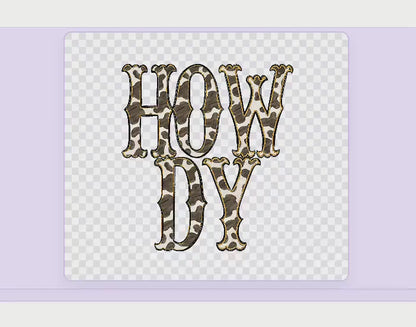 Western Cowhide Alpha Set PNG Bundle, Cow Print Alphabet Letters, Glitter Outline, Rodeo Letter Clipart, Cowgirl Alpha Doodle