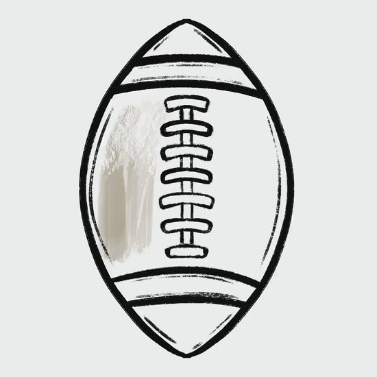 Football Clipart PNG Bundle, Hand Drawn, Commercial Use, School Spirit